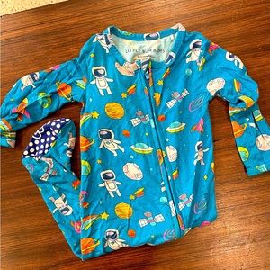 Little Bum Bum (now Bums & Roses) ‘Once in a Blue Moon’ bamboo pajamas. 18-24m